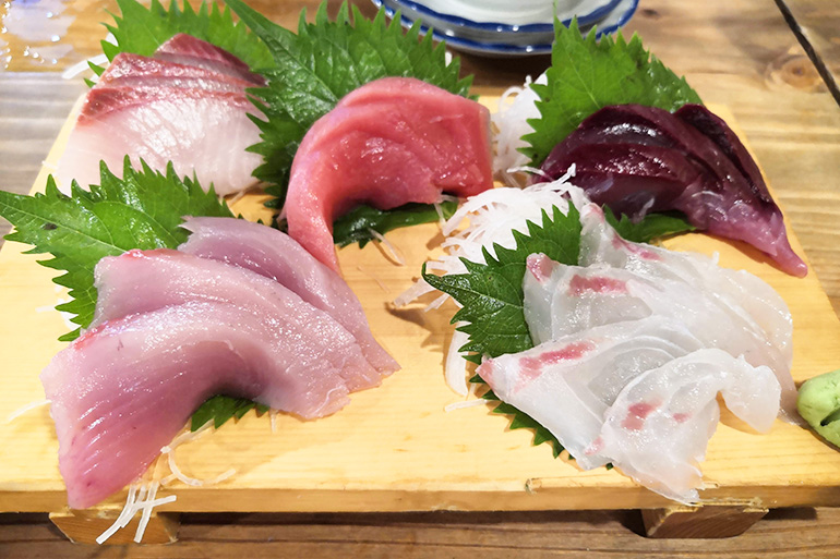 浦和 地魚屋台 豊丸 刺身5種盛り