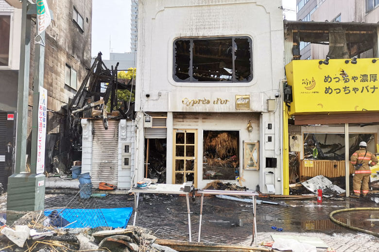 火事で焼失した「めっちゃバナナ 浦和店」がサンマルク跡地で4/9より営業再開へ