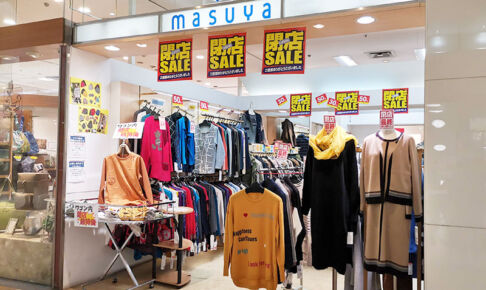 コルソ1階のレディスファッション「MASUYA（マスヤ）」11月18日で閉店のためセール実施中