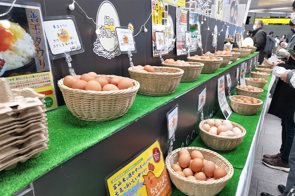 たまごのバイキング販売「幻の卵屋さん」が浦和パルコで2月23日まで出店中です
