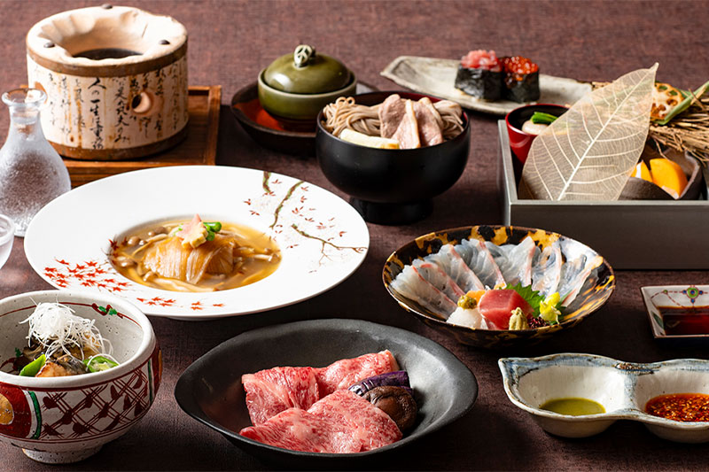 日本料理 四季彩（5階）秋の味覚と埼玉武州和牛＜晩秋＞懐石