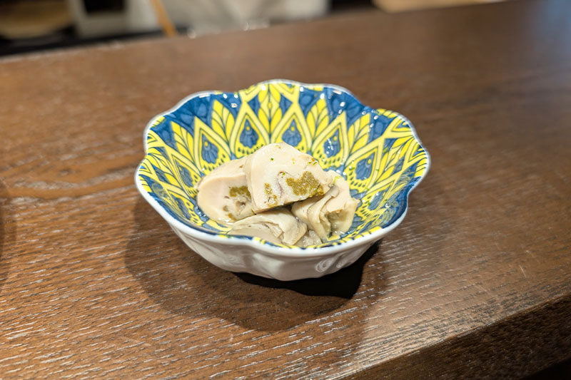 牡蠣のオイル漬け