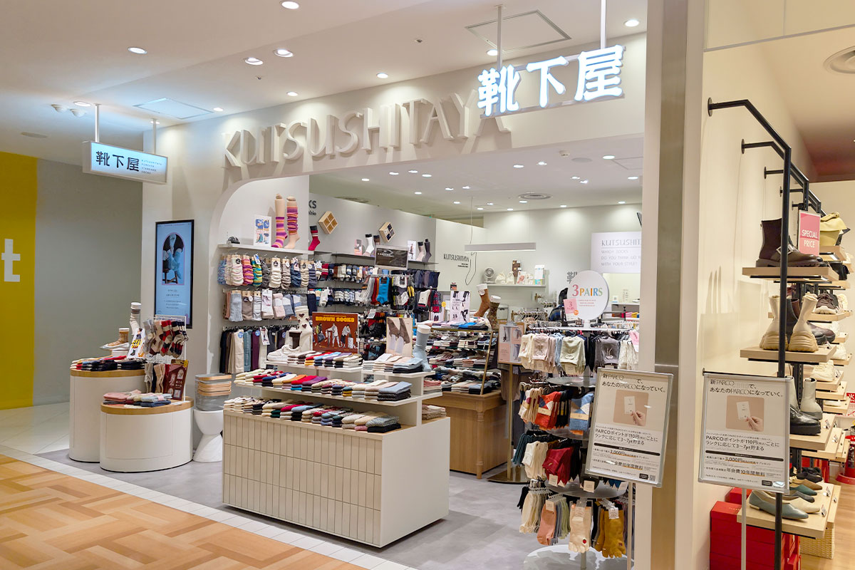 靴下専門店「靴下屋 浦和パルコ店」誕生祭開催！Wポイントと10％オフのチャンス