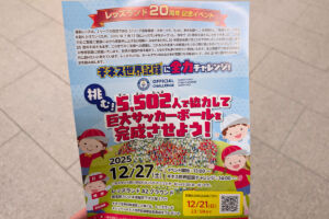 レッズランドでギネス世界記録に挑戦！巨大なサッカーボールアートを作ろう！参加者募集中