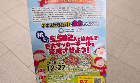 レッズランドでギネス世界記録に挑戦!巨大なサッカーボールアートを作ろう!参加者募集中