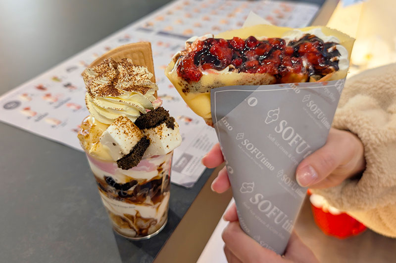絶品ソフトクリームとクレープ「SOFUtimo(ソフティモ)浦和店」へ行ってきた