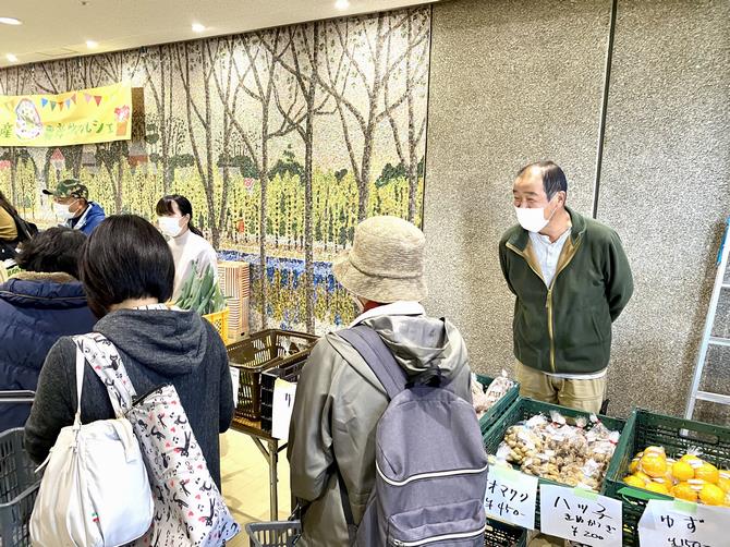 さいたま市役所で「市内産農産物プチマルシェ」1月19日開催