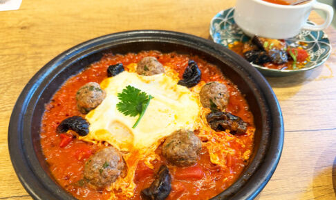 ミートボールのタジン鍋