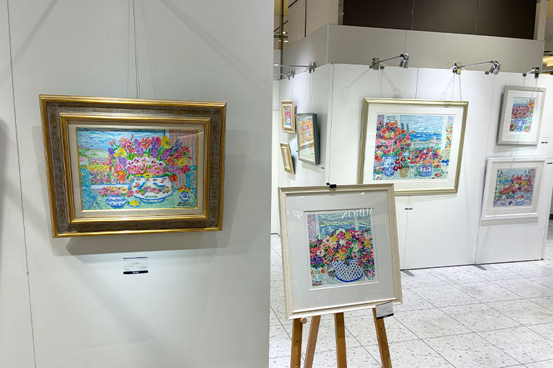 伊勢丹浦和店3週連続アート企画第3弾「レスリー・セイヤー絵画展」開催中