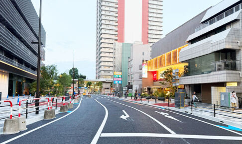 ようやく!浦和カルエ前の道路が相互通行になりました